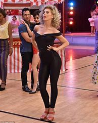 Image result for Sandy Grease Black Outfit