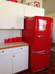 Image result for Red Kitchen Refrigerator