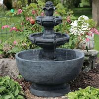 Image result for Outdoor Yard Water Fountain