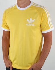 Image result for Adidas T-Shirt Yellow Men