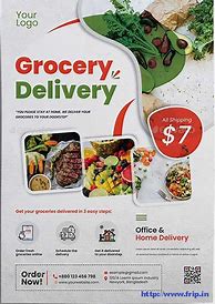 Image result for Free Grocery Delivery Ads