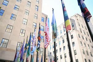 Image result for Rockefeller Center Flags
