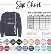Image result for Hanes Sweatshirt Size Chart