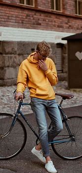 Image result for Yellow Hoodie Outfit Men