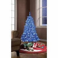Image result for Blue Artificial Christmas Tree