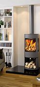 Image result for Modern Wood Fireplace