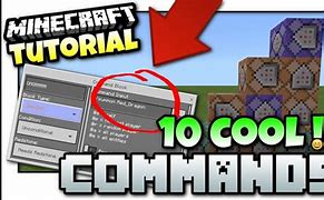 Image result for Cool Minecraft Commands Game