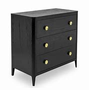 Image result for Black Chest of Drawers