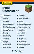 Image result for Aesthetic Usernames for Minecraft