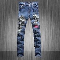 Image result for Tiger Print Jeans Men