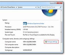 Image result for Windows 7 Computer Name