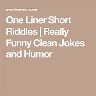 Image result for One Line Jokes and Riddles