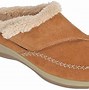 Image result for Isotoner Women's Cozy Terry Hoodback Clog Slipper With Soft Memory Foam, Comfort Arch Support, And An Indoor/Outdoor Sole