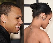 Image result for Drake Rihanna Tattoos Chris Brown