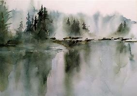 Image result for Lake Watercolor Paintings