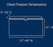 Image result for Chest Freezer Dimensions