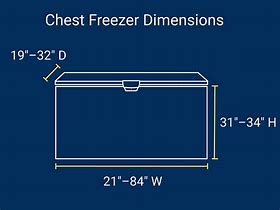 Image result for Kenmore Chest Freezer Sizes