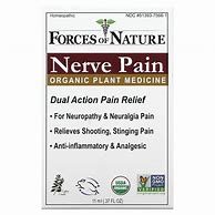 Image result for Forces Of Nature, Nerve Pain, Organic Plant Medicine, 0.37 Fl Oz (11 Ml)