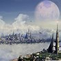Image result for Futuristic City Space Station