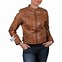 Image result for Women's Leather Biker Jacket