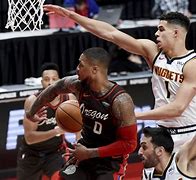 Image result for Blazers Beat Nuggets