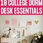 Image result for College Desk Essentials