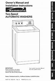 Image result for Kenmore 80 Series Washer Manual
