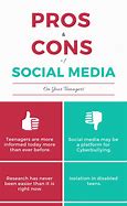Image result for Pros and Cons of Social Media