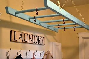 Image result for Laundry Room Clothes Hanging Rack