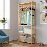Image result for Bamboo Clothes Rack