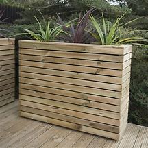 Image result for Tall Outdoor Wood Planter Boxes