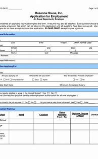 Image result for Job Application Form Examples