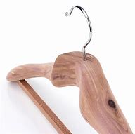 Image result for cedar wooden clothing hanger