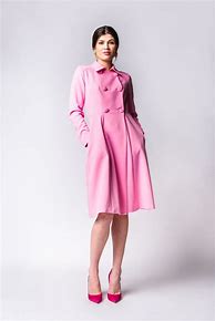 Image result for Pink Coat Dresses for Women