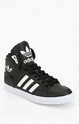 Image result for Adidas Black Leather Sneakers