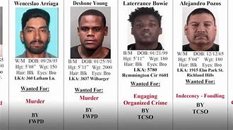 Image result for Tarrant County 10 Most Wanted Criminals
