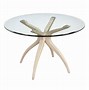 Image result for Round Glass Top Dining Table