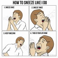 Image result for Funny Sneezing Cartoon