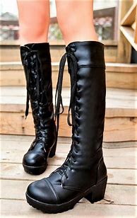 Image result for Gothic Knee High Boots
