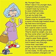 Image result for Funny Elderly Poems