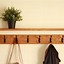 Image result for Wooden Coat Hooks Wall Mounted