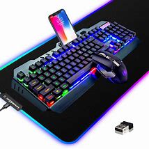 Image result for Mechanical Gaming Keyboard And Mouse Combo %26 Large Mouse Pad%2CMechanical Keyboard 87 Keys Small Compact LED Backlit - MK1 Wired USB Gaming Keyboard