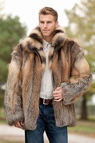 Image result for Man Fur Coat