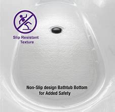 Image result for Woodbridge Crowley 31.5-In W X 67-In L White With Oil Rubbed Bronze Trim Acrylic Oval Center Drain Freestanding Soaking Bathtub Stainless Steel