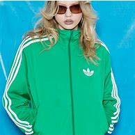Image result for Adidas Zip Up Jacket Red Gold Green