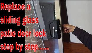 Image result for How to Unlock Sliding Door