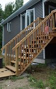 Image result for DIY Deck Stairs