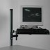 Image result for Monitor Arm With Keyboard Tray For Sitting Or Standing