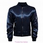 Image result for Classic Leather Bomber Jacket