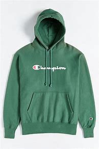 Image result for Dark Green Champion Embroyed Hoodie